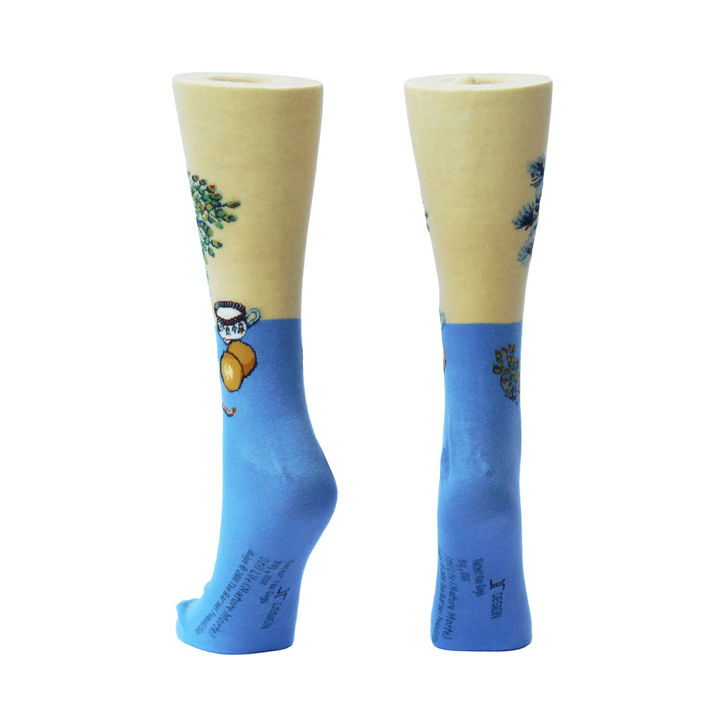 Artwork socks: Vincent van Gogh's Still Life flower piece
