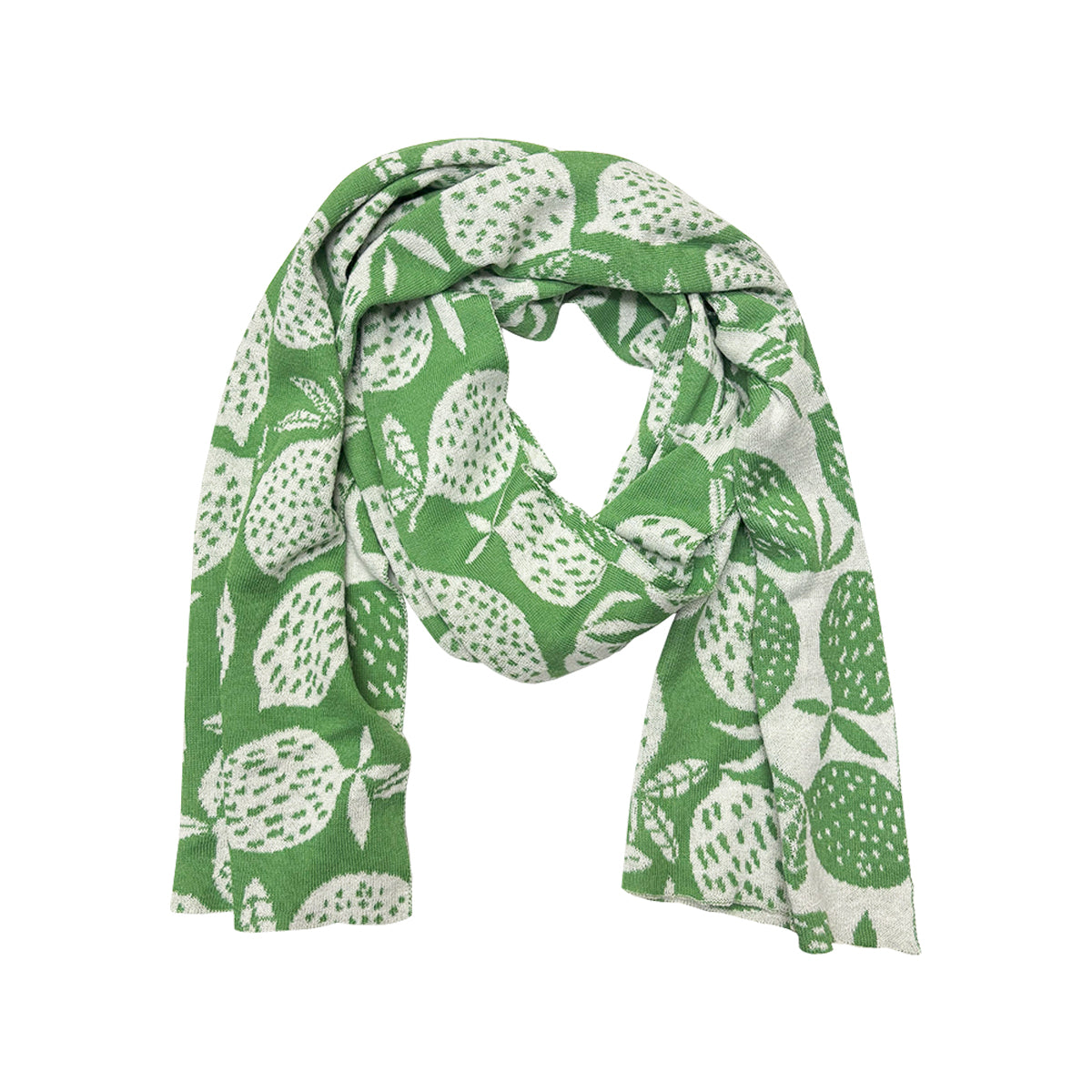 McKernan citrus scarf, green