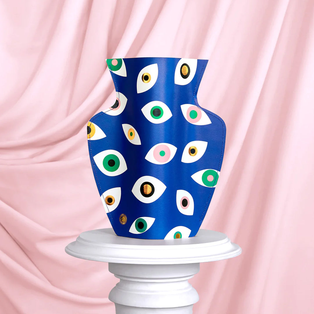 Octaevo Nazar Blue paper vase