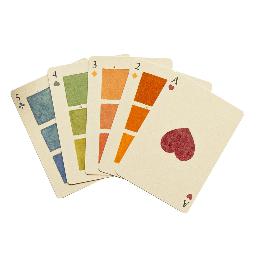Double Card Deck: Watercolor Swatches