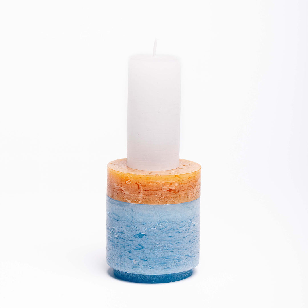 Small Turquoise Candl Stack