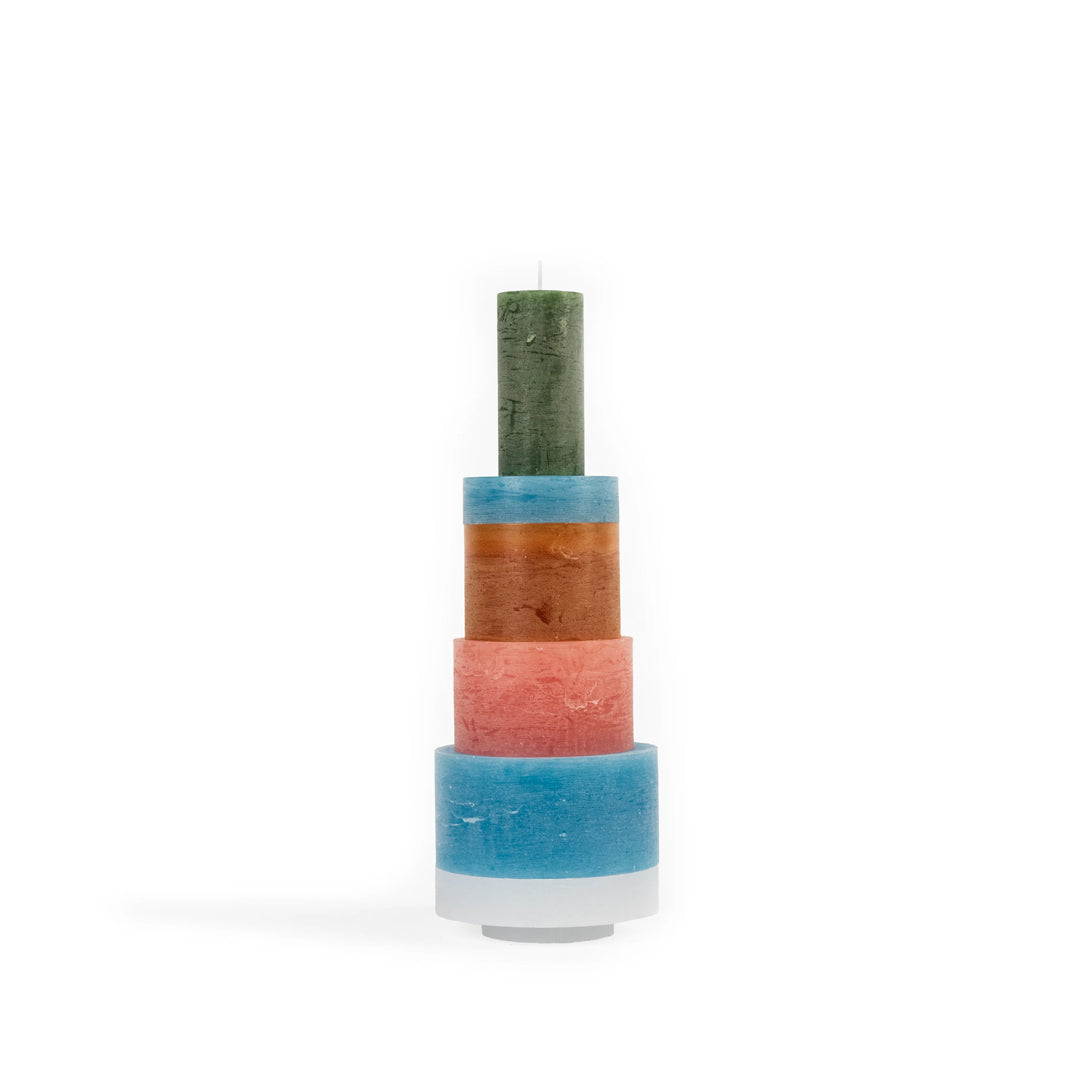 Large Multicolor Candl Stack