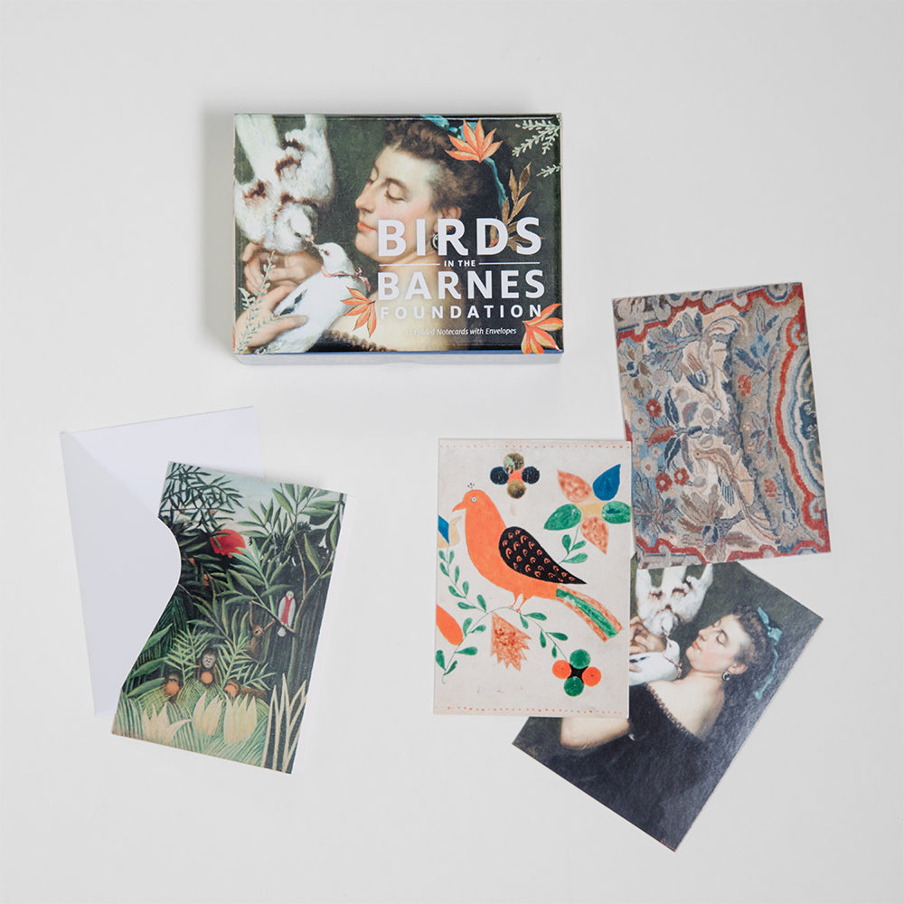 Birds in the Barnes Foundation boxed notecard set