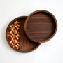 Round mosaic tray