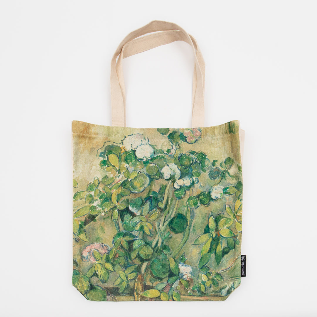 Cezanne &quot;Terracotta Pots and Flowers&quot; Paperblanks canvas tote