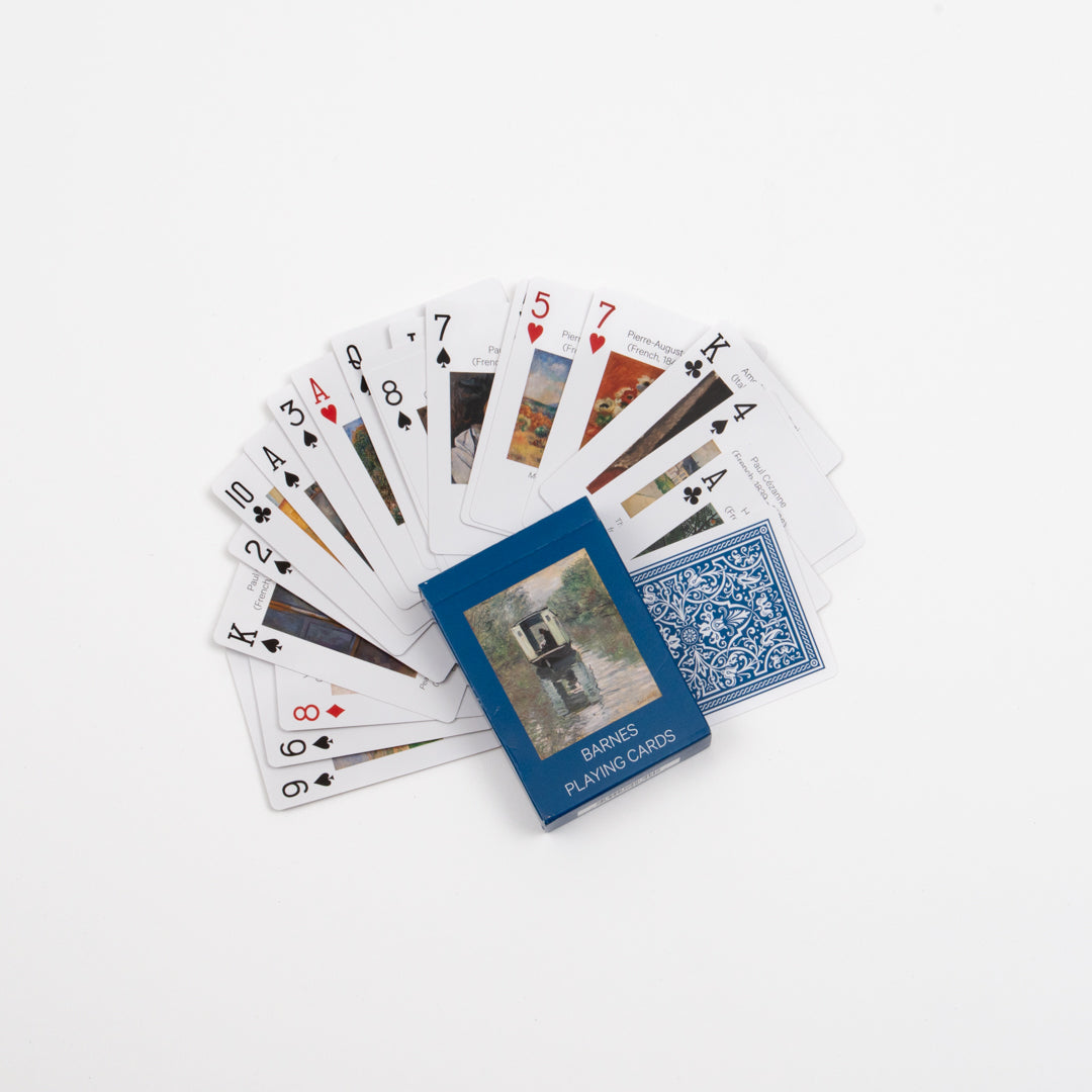 Barnes artwork playing cards