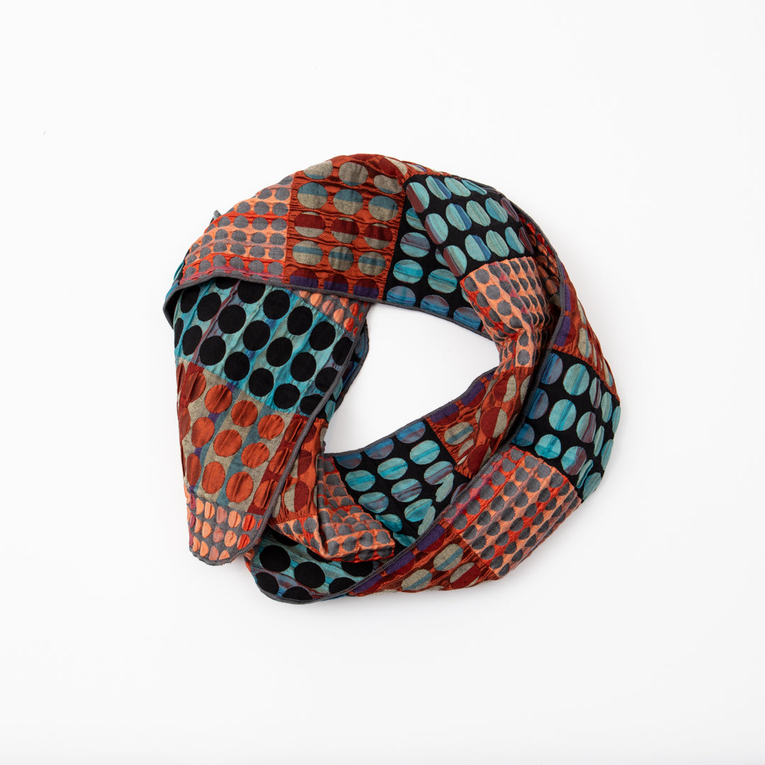 Jude textured silk scarf