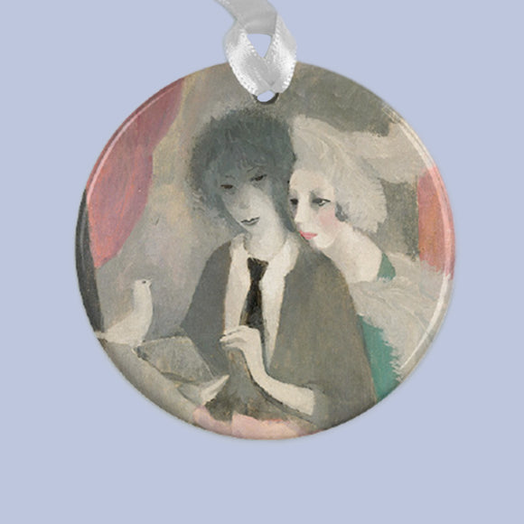 Marie Laurencin ornament: "Women with Dove"
