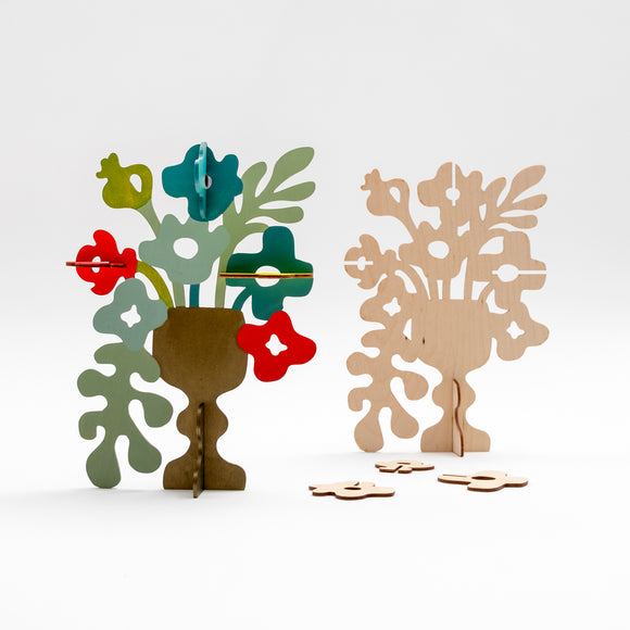 Matisse-inspired cut-out bouquet kit
