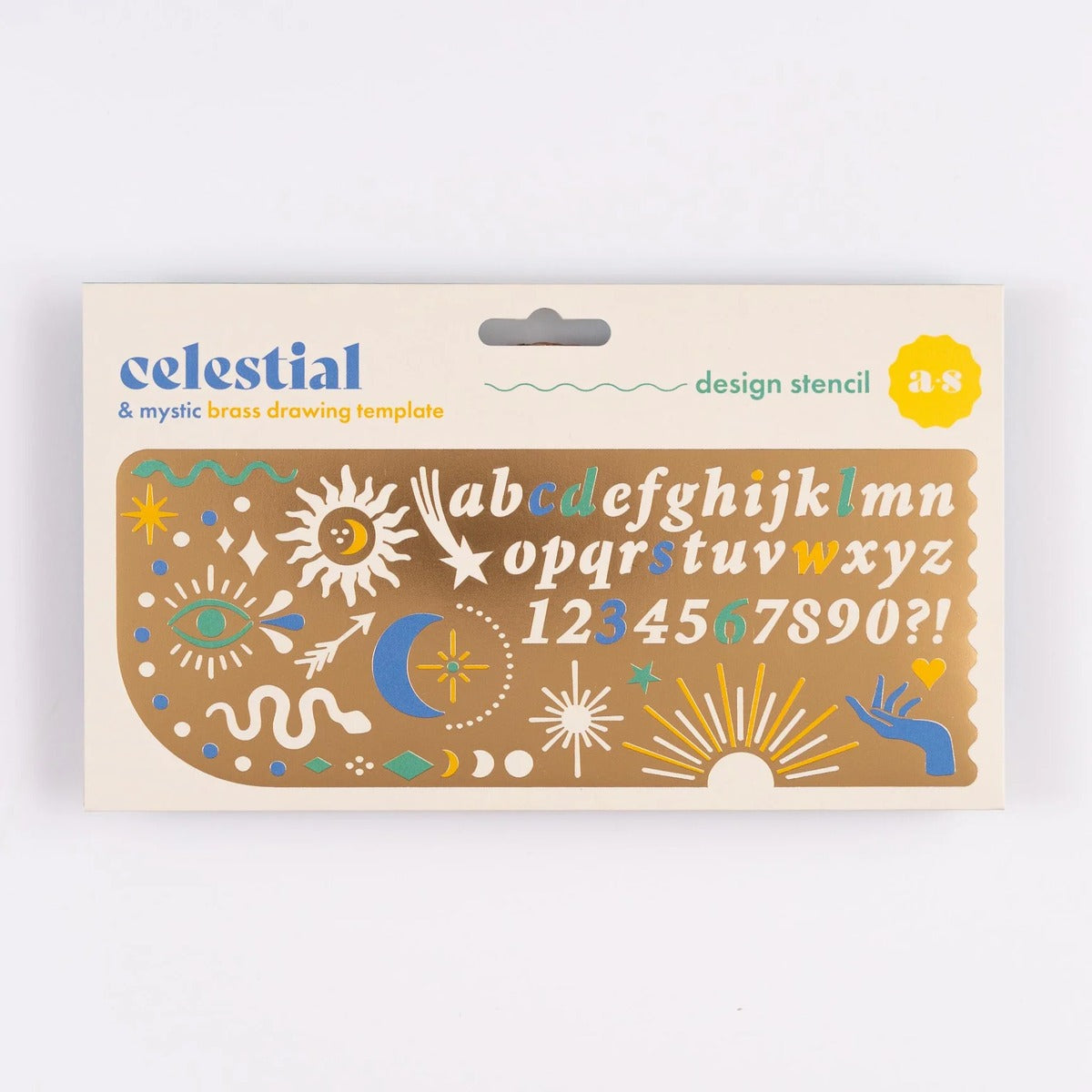 Celestial design stencil