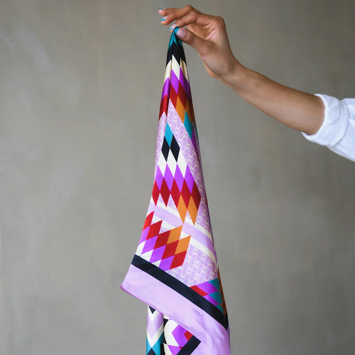 B. Yellowtail "Moon Star" silk scarf