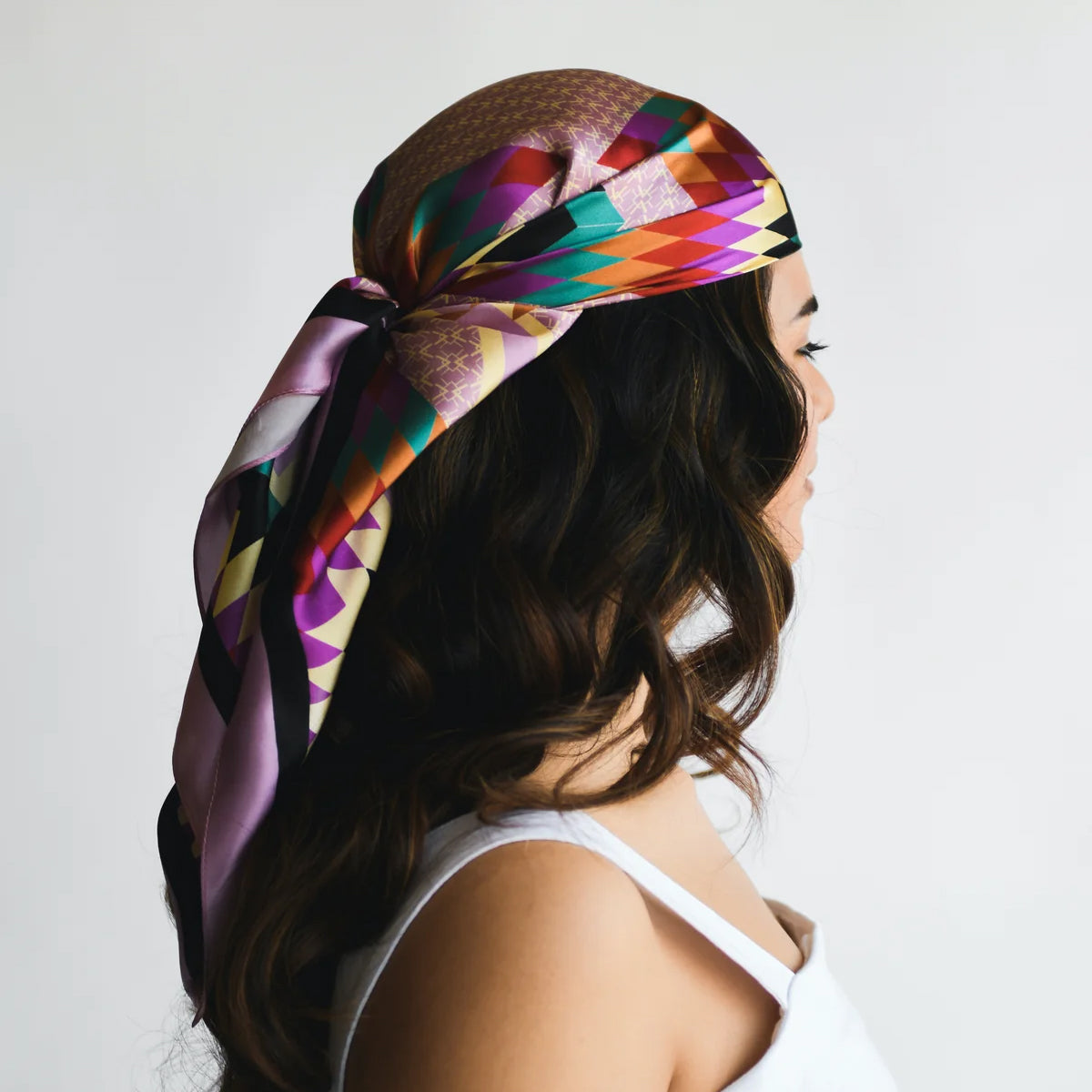 B. Yellowtail "Moon Star" silk scarf