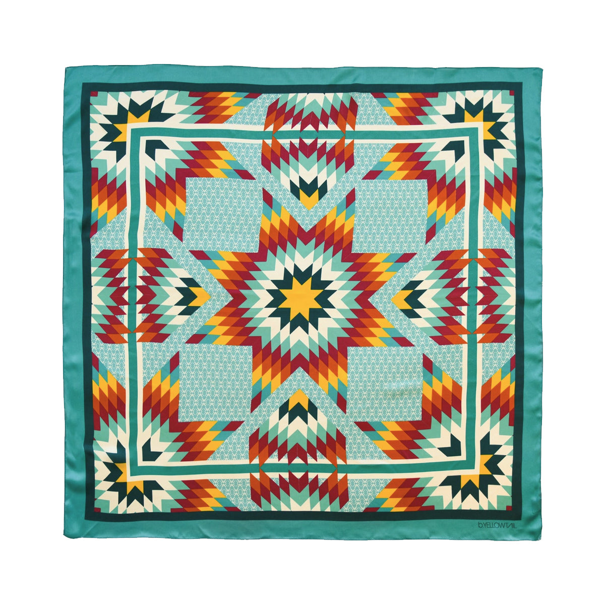 B. Yellowtail "Morning Star" silk scarf