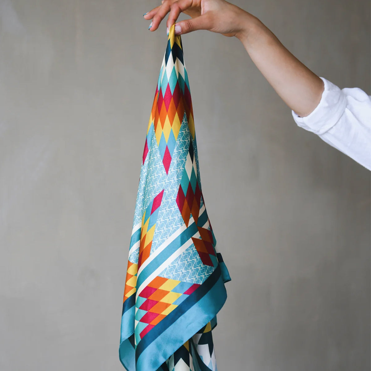 B. Yellowtail "Morning Star" silk scarf