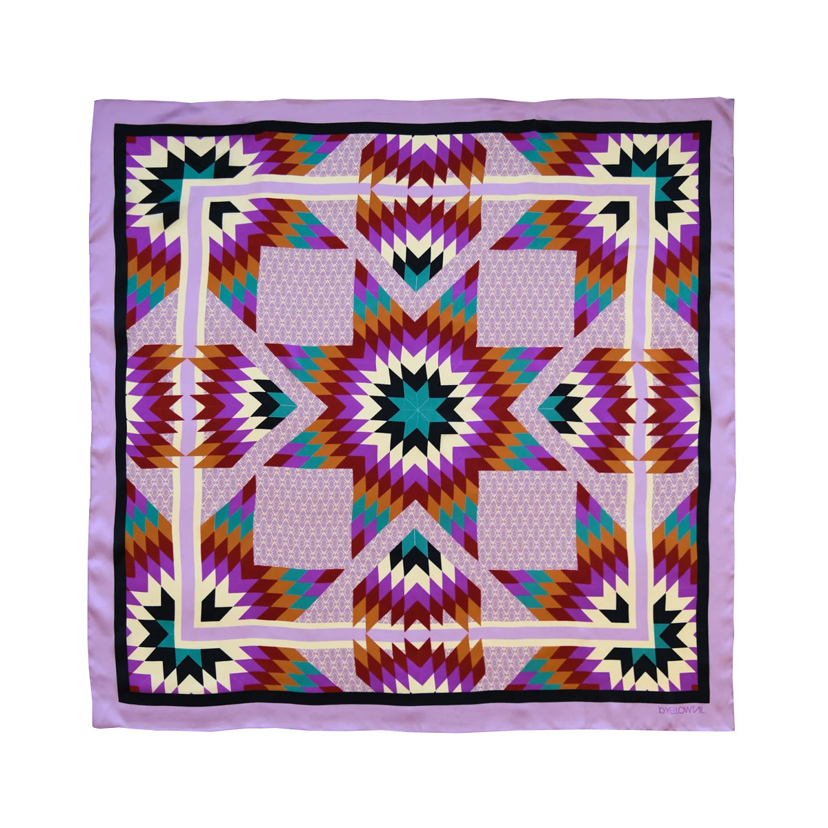 B. Yellowtail "Moon Star" silk scarf