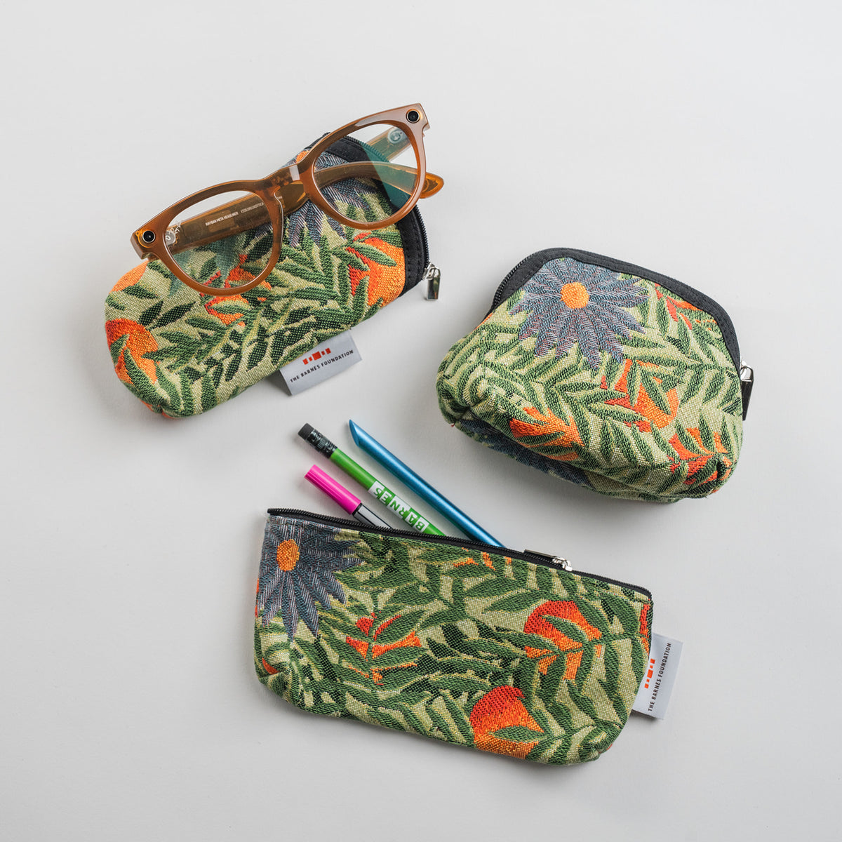 Rousseau Jungle tapestry zipped small pouch
