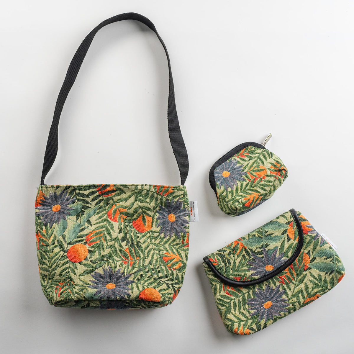 Rousseau Jungle tapestry small clutch