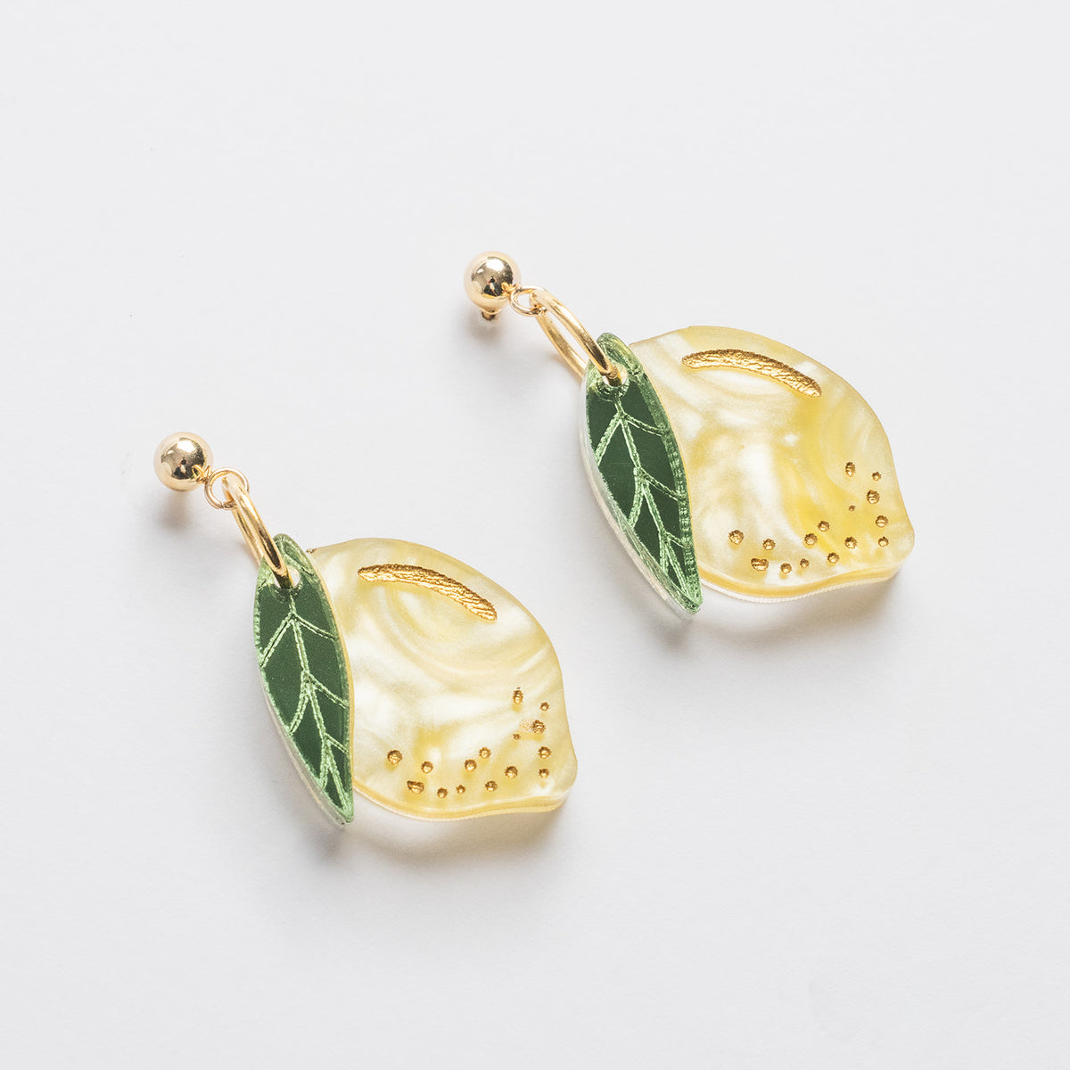 Little Lemon acrylic earrings