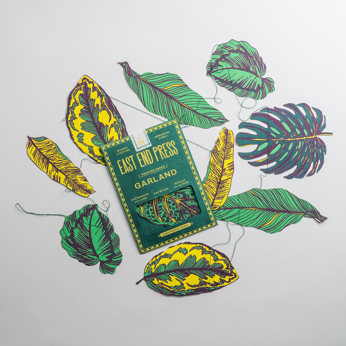 jungle leaves garland