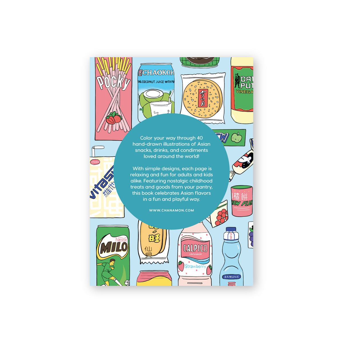 Maison Chanamon Asian Pantry coloring book