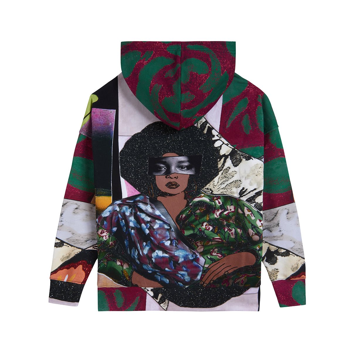 Mickalene Thomas &quot;Afro Goddess&quot; allover-print hoodie