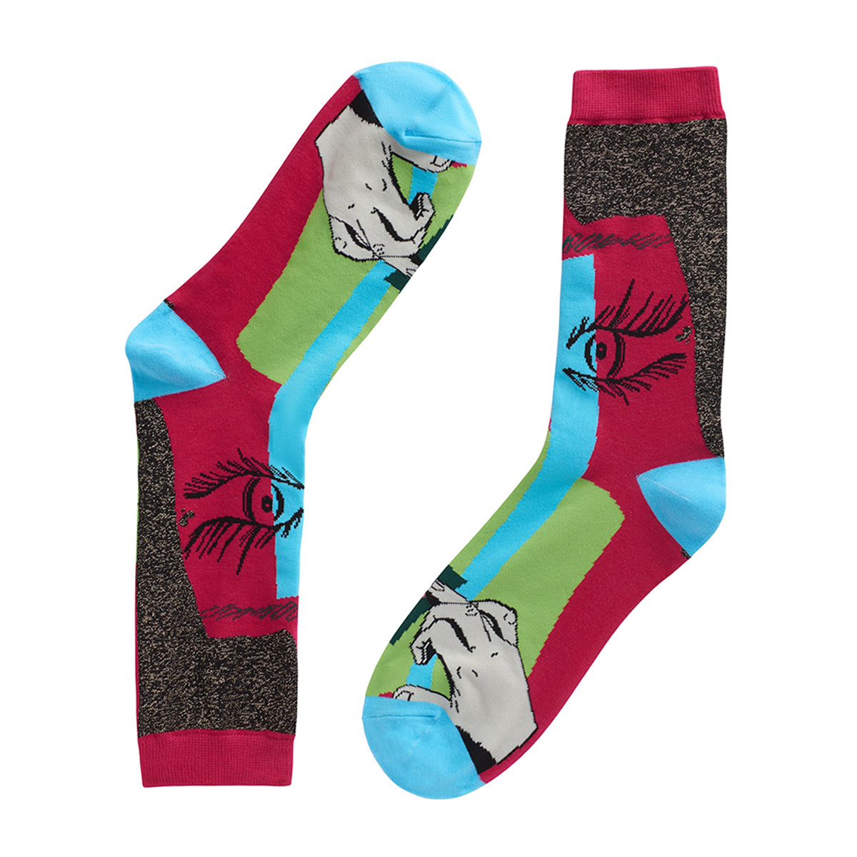 Studio Mickalene &quot;Tête de Femme&quot; series socks