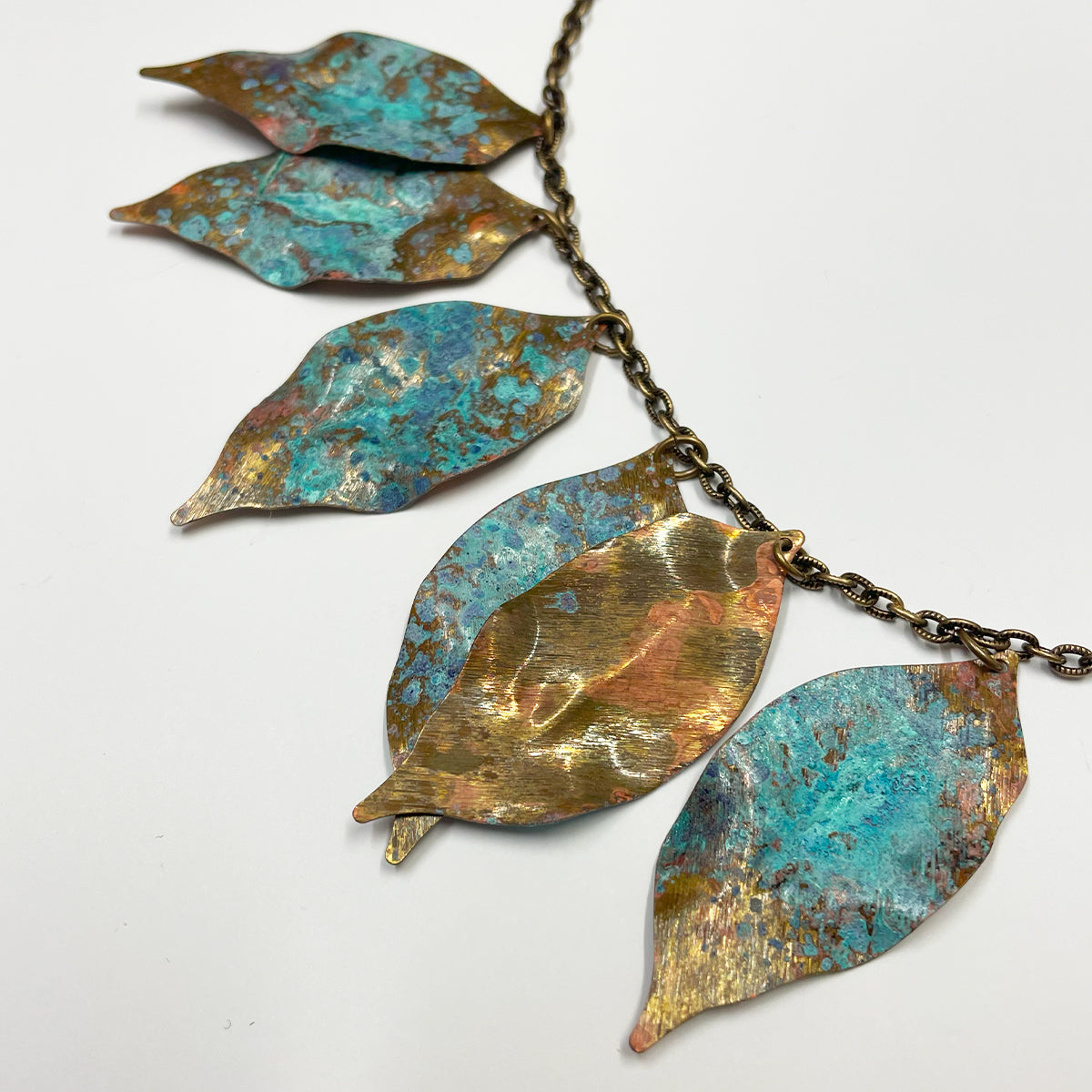 Autmn leaves necklace