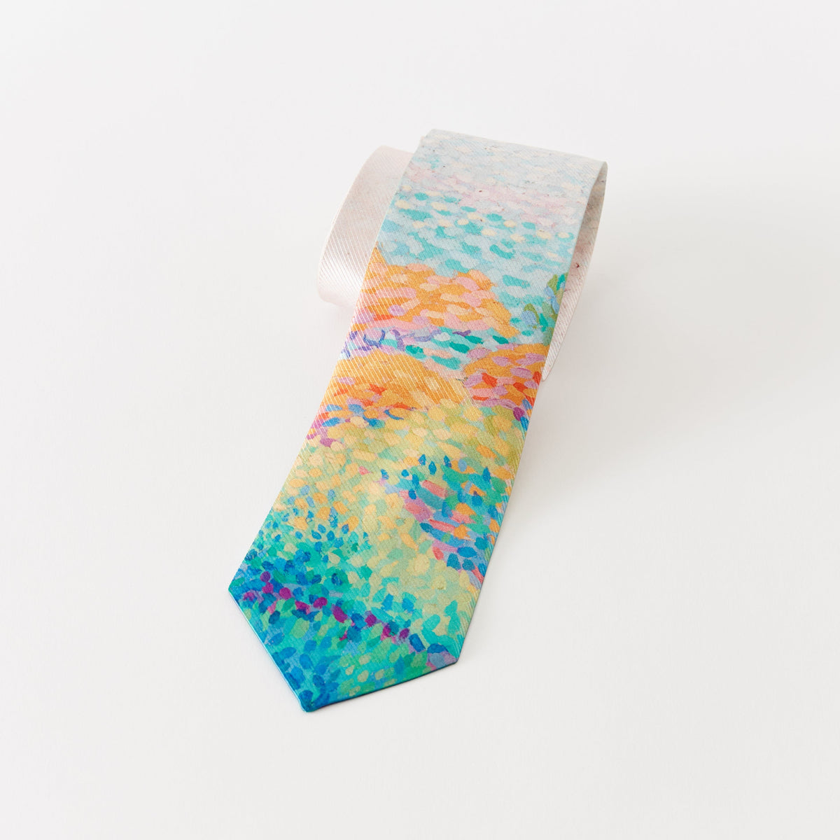 Cross Seascape artwork necktie