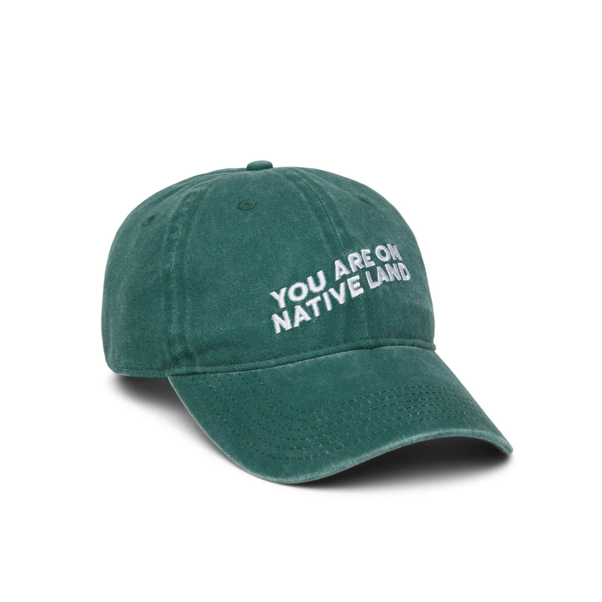 "You are on Native Land" organic cap