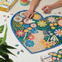 Heart-shaped 634-piece puzzle