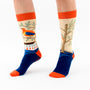 "House and Bird" socks