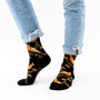 "Bird on Flower" socks