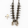 Spiny oyster squash blossom necklace and earring set
