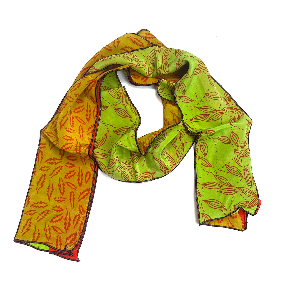 Harshita Designs Kiwi cylinder scarf