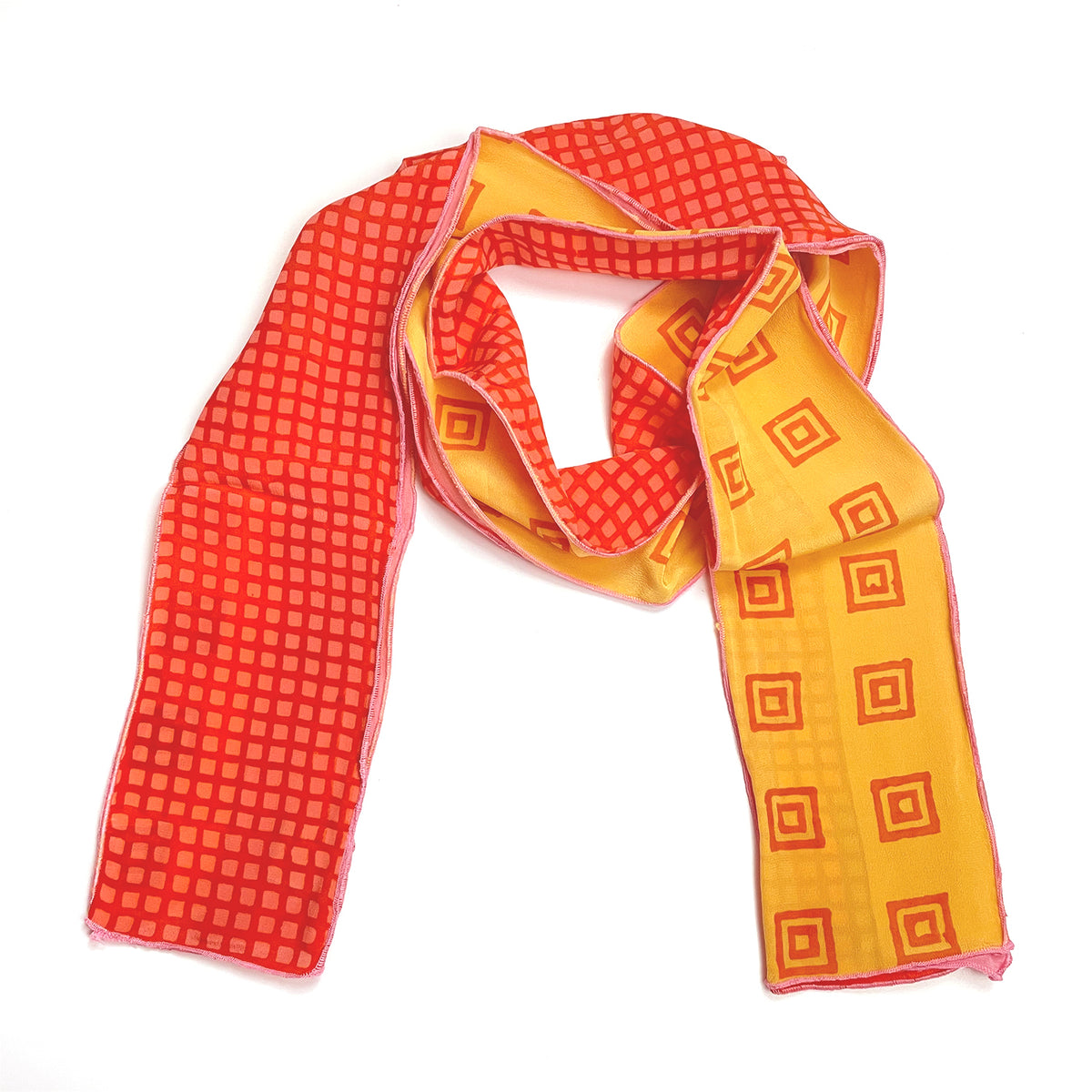 Harshita Designs Peach cylinder scarf