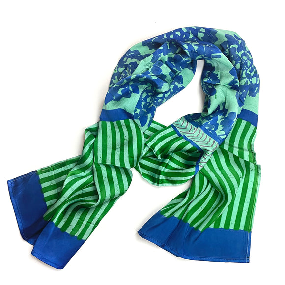 Harshita Designs Seagreen charmeuse scarf