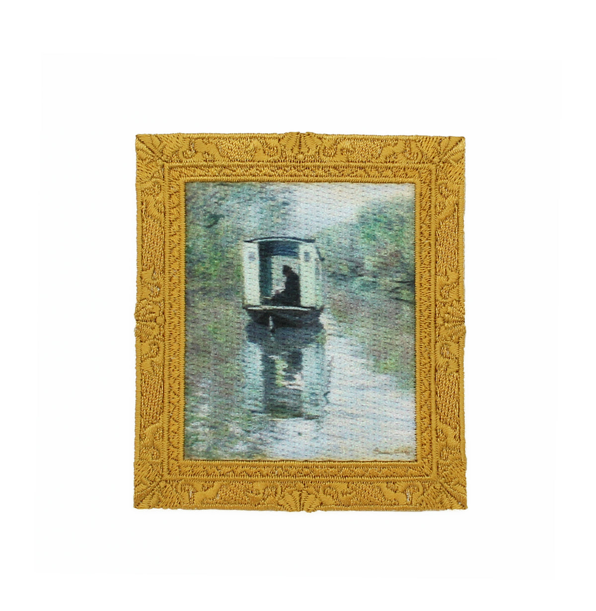 Monet &quot;Studio Boat&quot; artwork patch