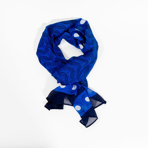 Harshita Designs Lapis chiffon scarf