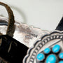 Andy Cadman turquoise and silver concho belt