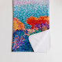 Fine art blanket: pointillist brushstrokes