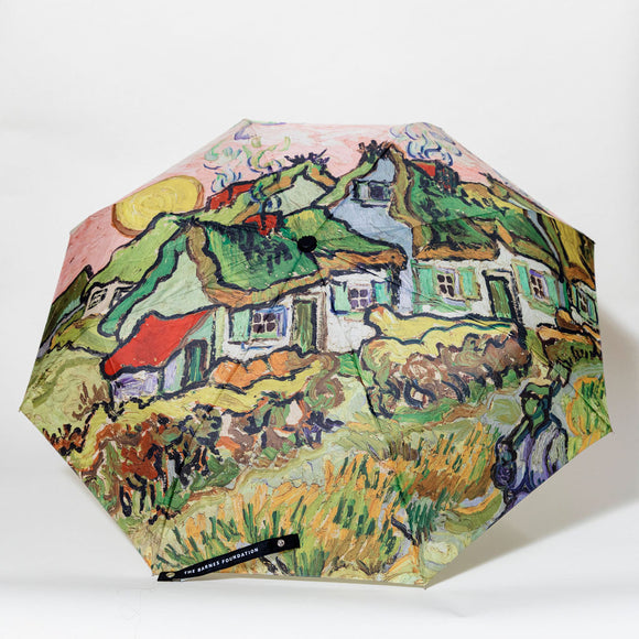 Vincent van Gogh "Houses and Figure" travel umbrella