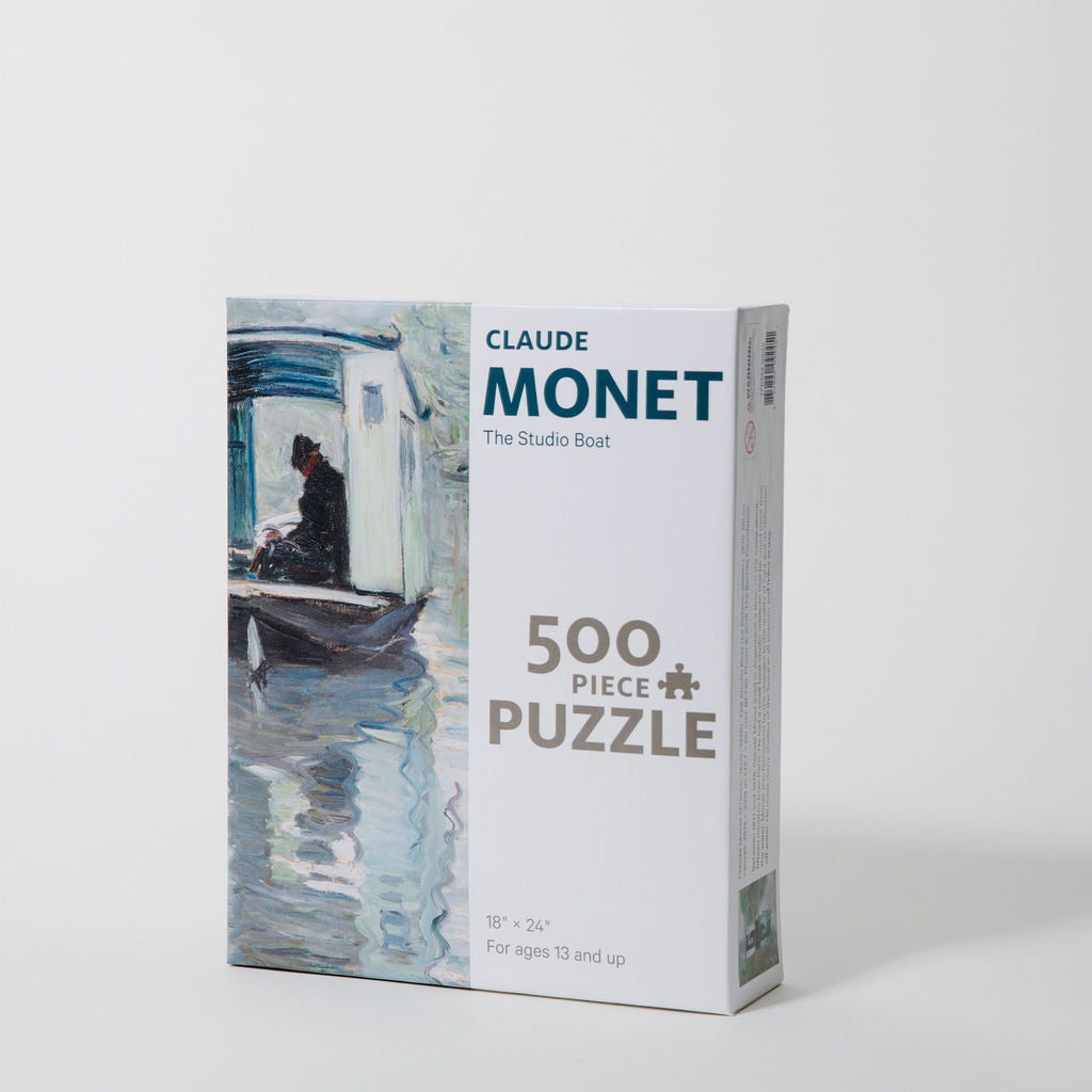 Monet &quot;Studio Boat&quot; 500-piece puzzle