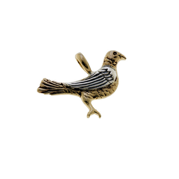 Barnes Foundation metalwork-inspired bird charm