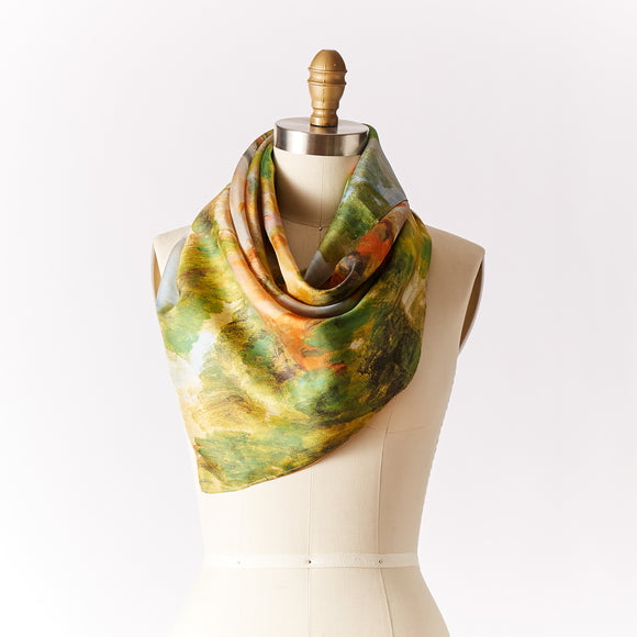 Cézanne "Bibemus Quarry" silk scarf