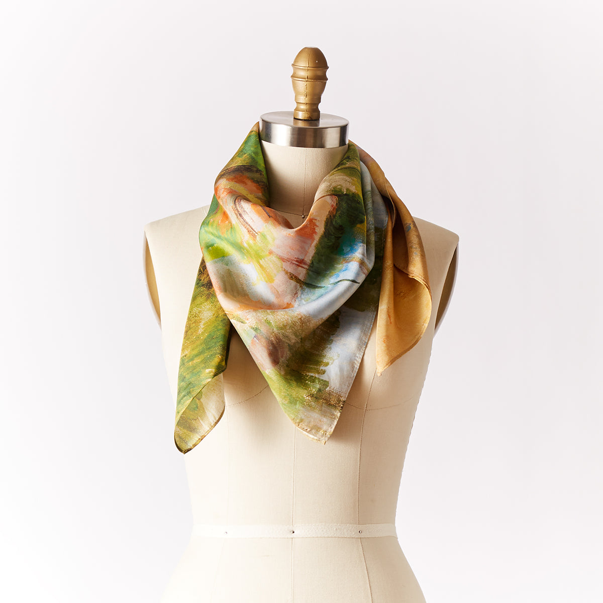 Cézanne &quot;Bibemus Quarry&quot; silk scarf