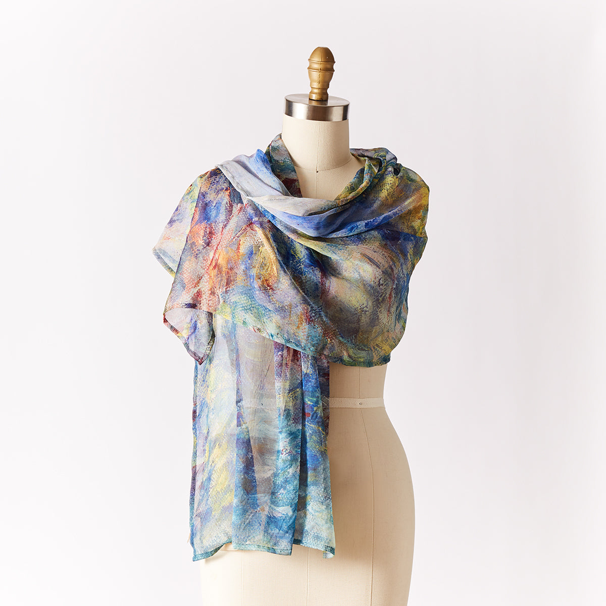 Renoir &quot;Le Béal&quot; chiffon scarf