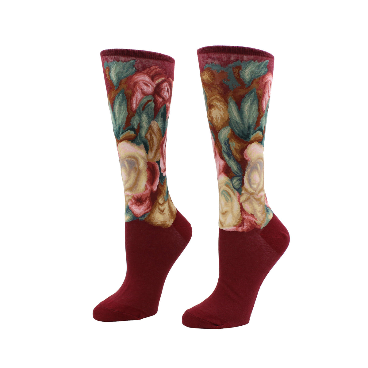 Artwork Socks: Pierre-August Renoir's "Roses"