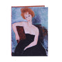 Modigliani's Redheaded Girl in Evening Dress Lined Notebook