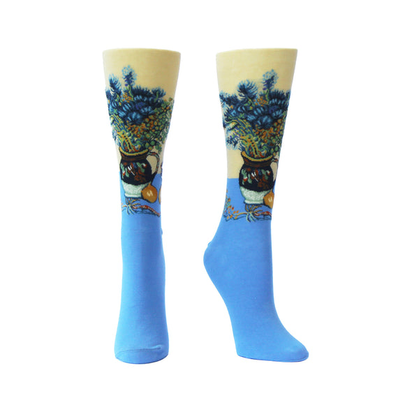 Artwork socks: Vincent van Gogh's Still Life flower piece